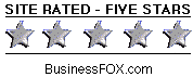 Business Fox 5 star award.